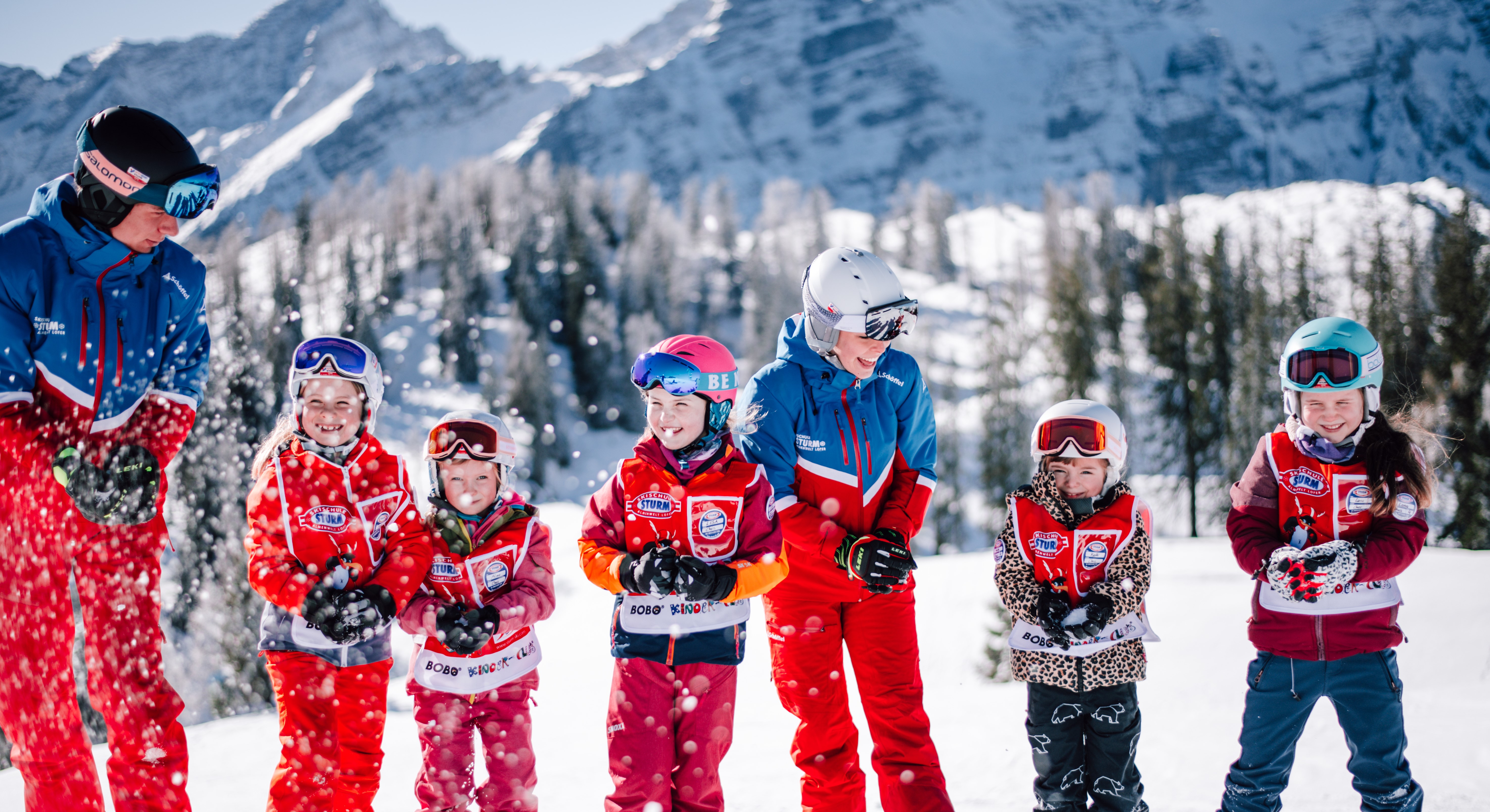 Skischule Skiverleih Lofer Kinderkurs Kinderland Winterurlaub