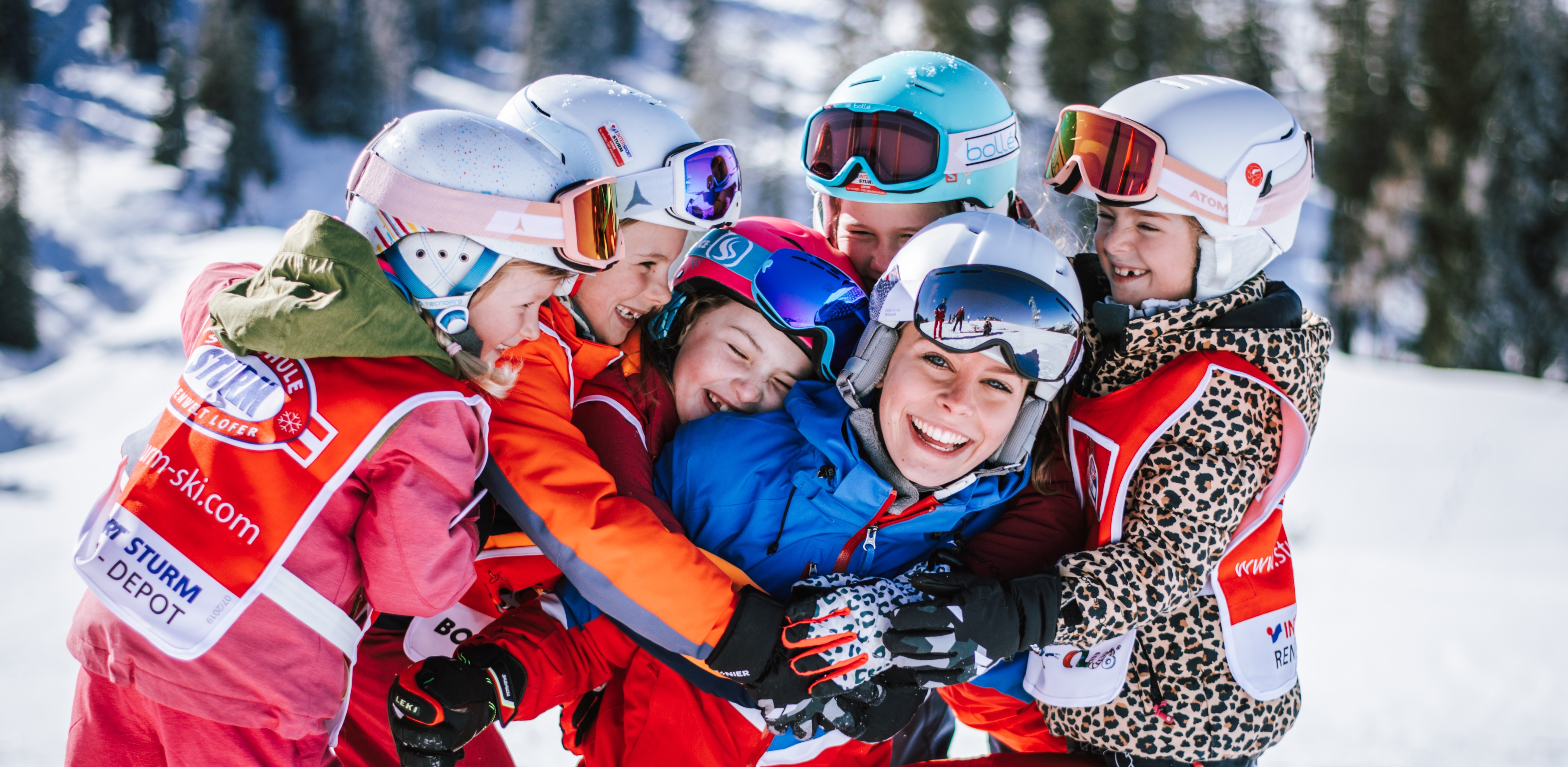 Skischule Lofer Winterurlaub Kinderskikurs Almenwelt Lofer Salzburger Saalachtal